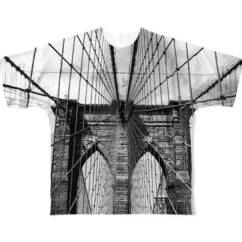 ブルックリンBrooklyn フルグラフィックTシャツ