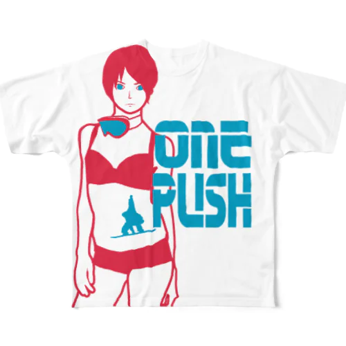 one push フルグラフィックTシャツ
