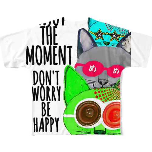 ENJOY THE MOMENT フルグラフィックTシャツ