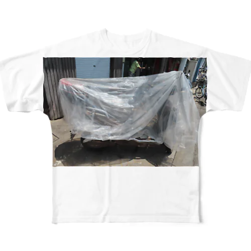 オートバイ（ラップ） All-Over Print T-Shirt