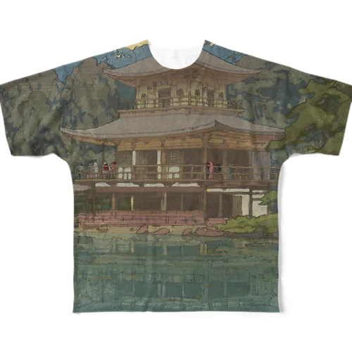 吉田博　金閣 All-Over Print T-Shirt