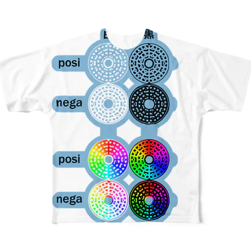 マンホール分類図 All-Over Print T-Shirt