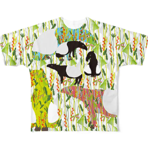 バクの森シリーズ All-Over Print T-Shirt