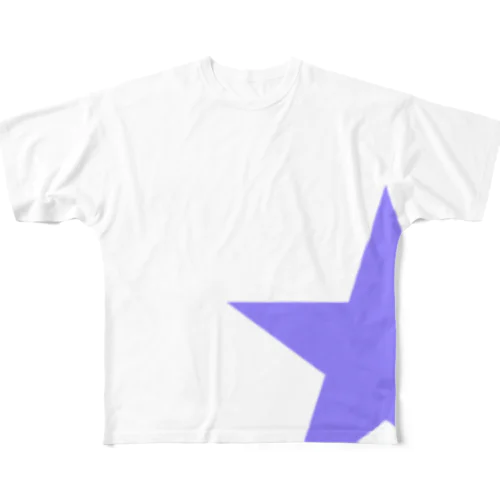 BIG STAR (BLUE) フルグラフィックTシャツ