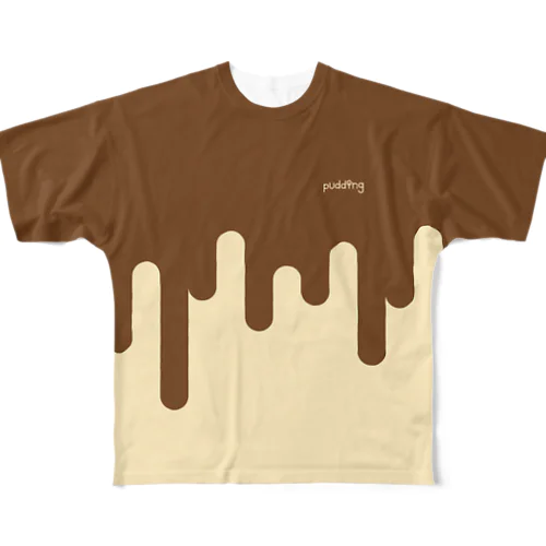 プリンとTシャツ All-Over Print T-Shirt
