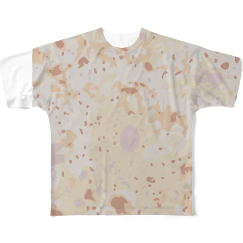 大谷石柄 All-Over Print T-Shirt