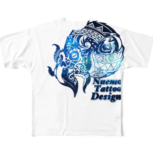 Nuemon Tattoo Design All-Over Print T-Shirt