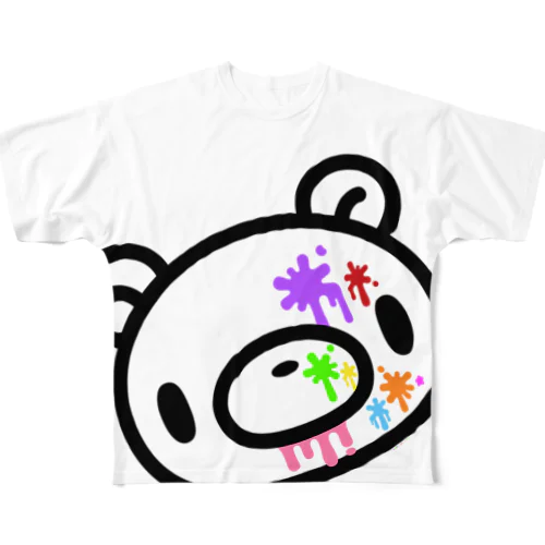 【各20点限定】いたずらぐまのグル〜ミ〜(＃21/limited) All-Over Print T-Shirt