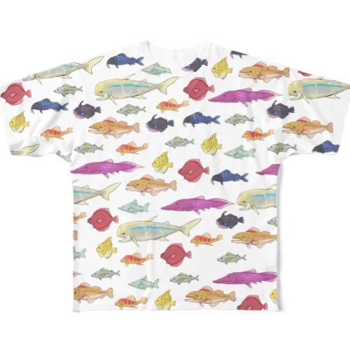 SAKANA All-Over Print T-Shirt