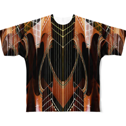 acoustic All-Over Print T-Shirt