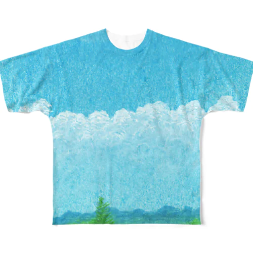 夏空に想う All-Over Print T-Shirt