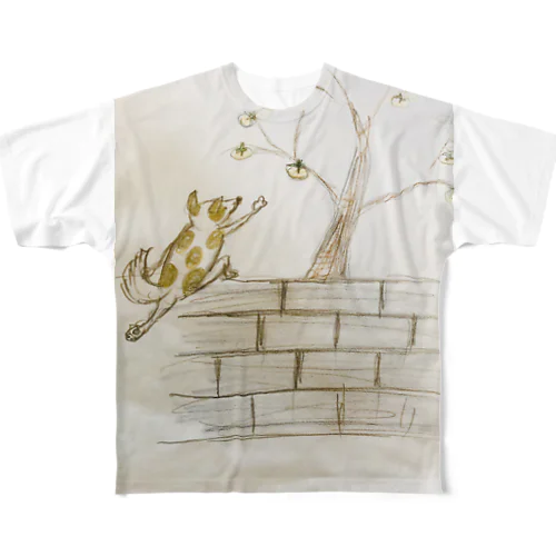 柿を盗むTシャツ All-Over Print T-Shirt