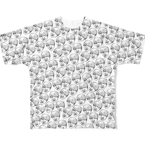 笑うオハナTシャツ All-Over Print T-Shirt