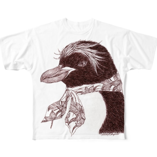 伊達なマカロニペンギン All-Over Print T-Shirt