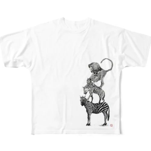 ワイルドブレーメン（Love All Wild Animals） フルグラフィックTシャツ