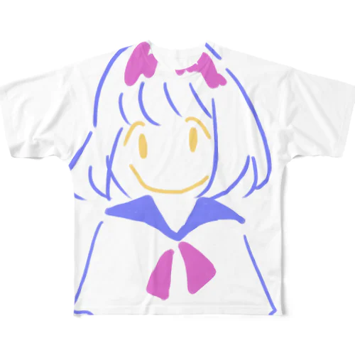 おんなのこ その１ フルグラフィックTシャツ