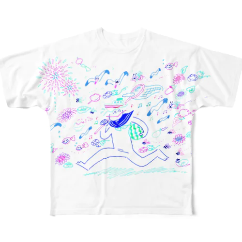 夏だよ〜〜〜〜〜〜 All-Over Print T-Shirt