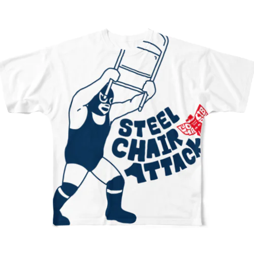 Steel Chair Attack All-Over Print T-Shirt