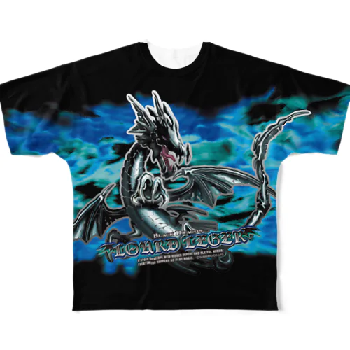 ルールレジェ-BLACK DRAGON- All-Over Print T-Shirt