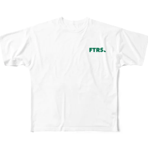 FTRS.グリーンフルグラt フルグラフィックTシャツ