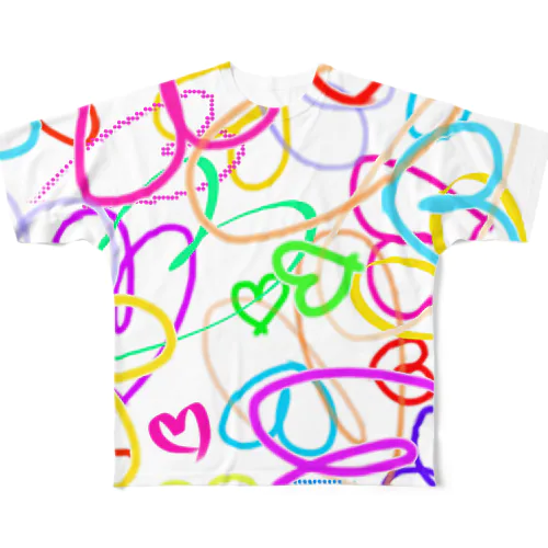 宇宙ハート💓 All-Over Print T-Shirt