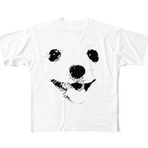 Smile Pomeranian. All-Over Print T-Shirt
