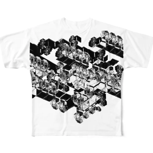 GEO_Remix フルグラフィックTシャツ