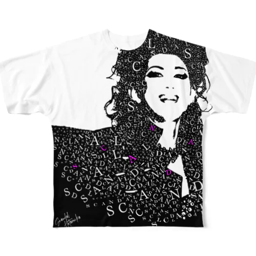 SCANDALオリジナルTシャツ All-Over Print T-Shirt