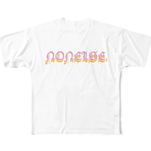 nonelse. フルグラフィックTシャツ