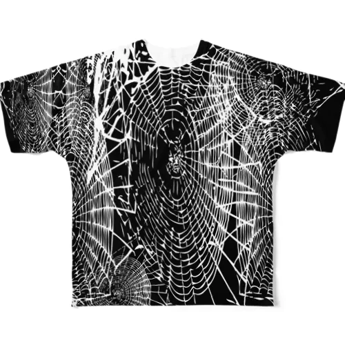 spiderweb All-Over Print T-Shirt