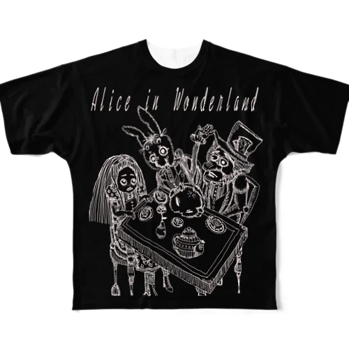 Alice in  Wonderland All-Over Print T-Shirt