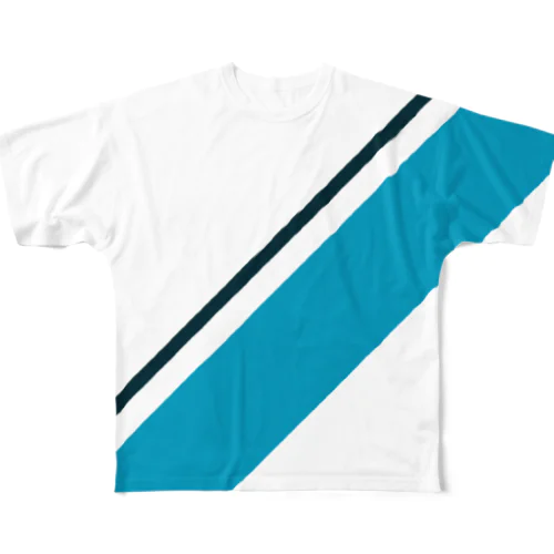 某路線カラー All-Over Print T-Shirt