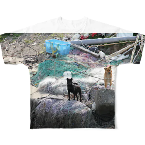 野犬くん フルグラフィックTシャツ