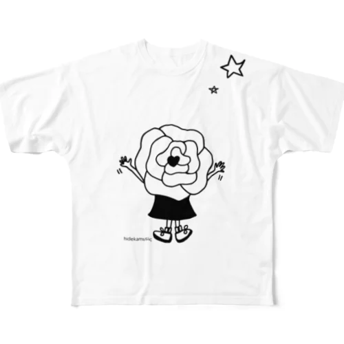 夢見る”のうちゃん” All-Over Print T-Shirt