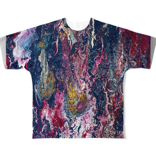 Violet Flame 001 All-Over Print T-Shirt
