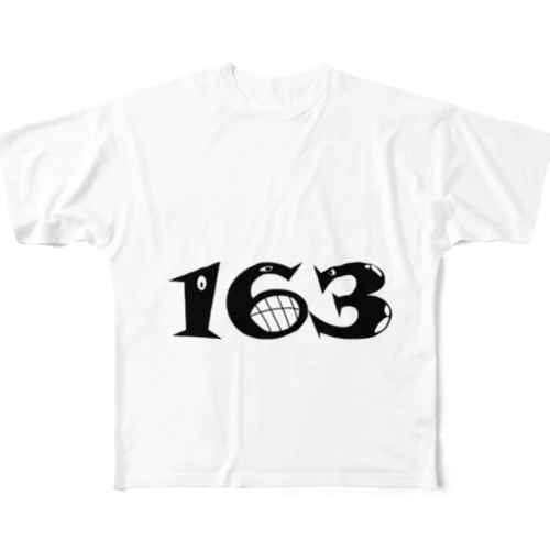 163マーク 풀그래픽 티셔츠