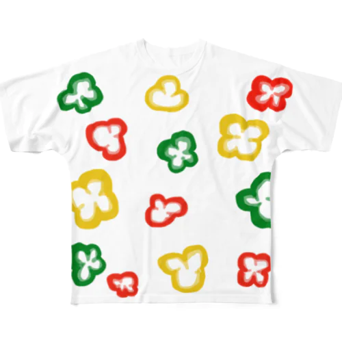 カットパプリカ All-Over Print T-Shirt