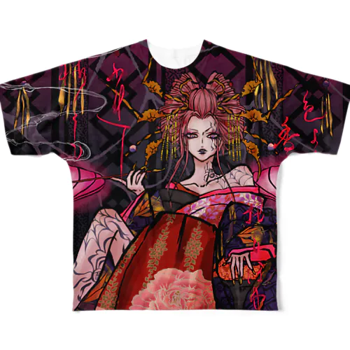 ◈蜘蛛太夫◈ All-Over Print T-Shirt