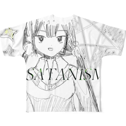 SATANISM フルグラフィックTシャツ