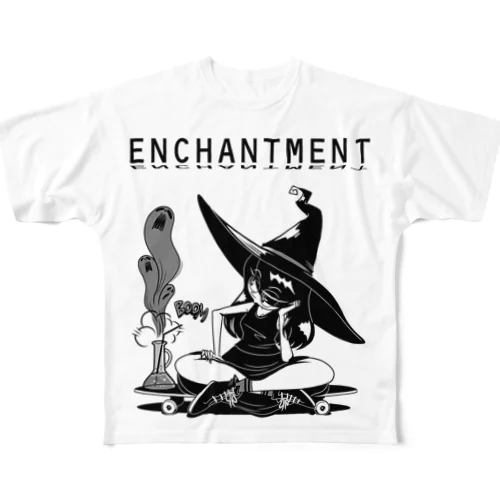 "enchantment" フルグラフィックTシャツ