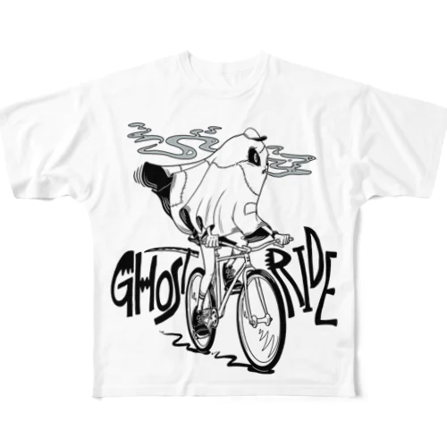 "GHOST RIDE" フルグラフィックTシャツ