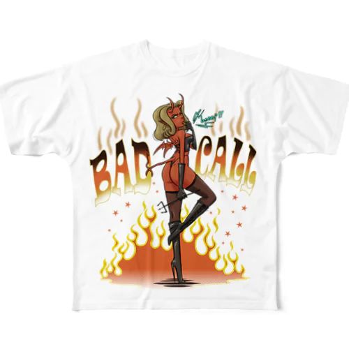 "BAD CALL" All-Over Print T-Shirt