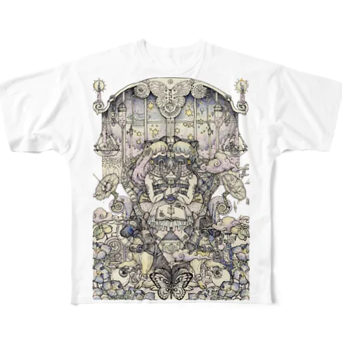 蝶番 All-Over Print T-Shirt