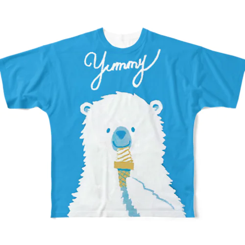 Yummy ソフトクリーム All-Over Print T-Shirt