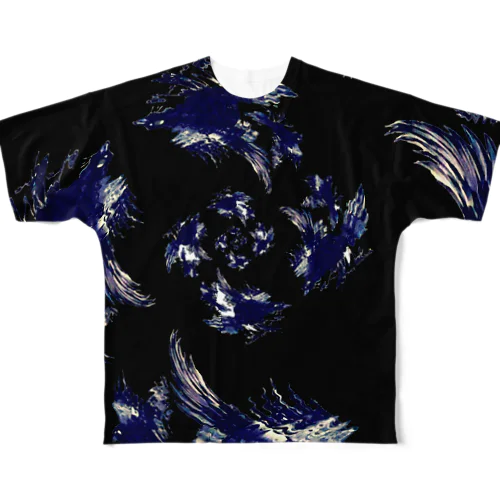 ヤタガラス All-Over Print T-Shirt