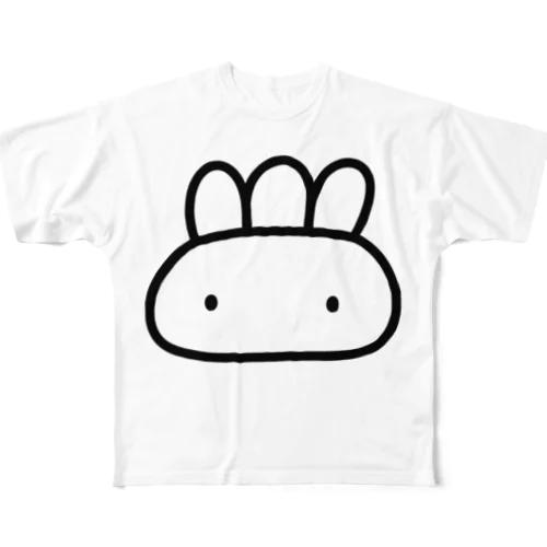 顔だけやくそう フルグラフィックTシャツ