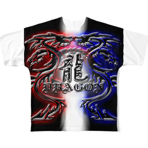 龍シリーズ3 All-Over Print T-Shirt