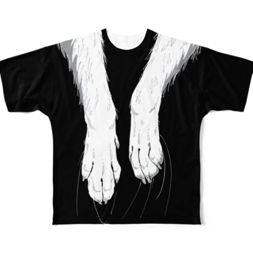 狼おてて All-Over Print T-Shirt