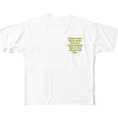 蝶 All-Over Print T-Shirt