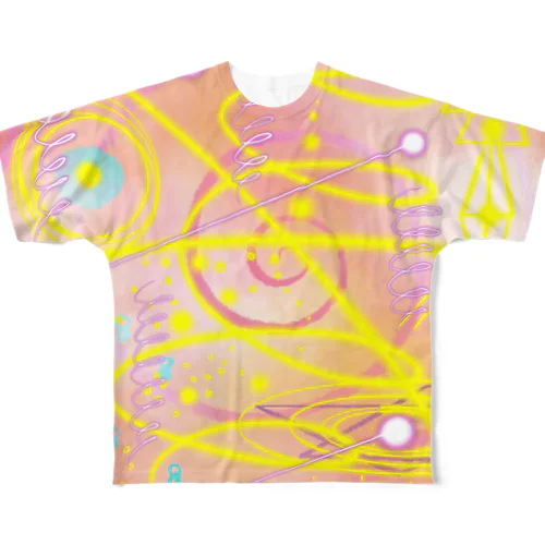 エネルギーアート 喜び All-Over Print T-Shirt